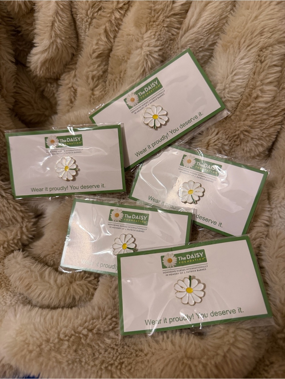 The DAISY Foundation pins